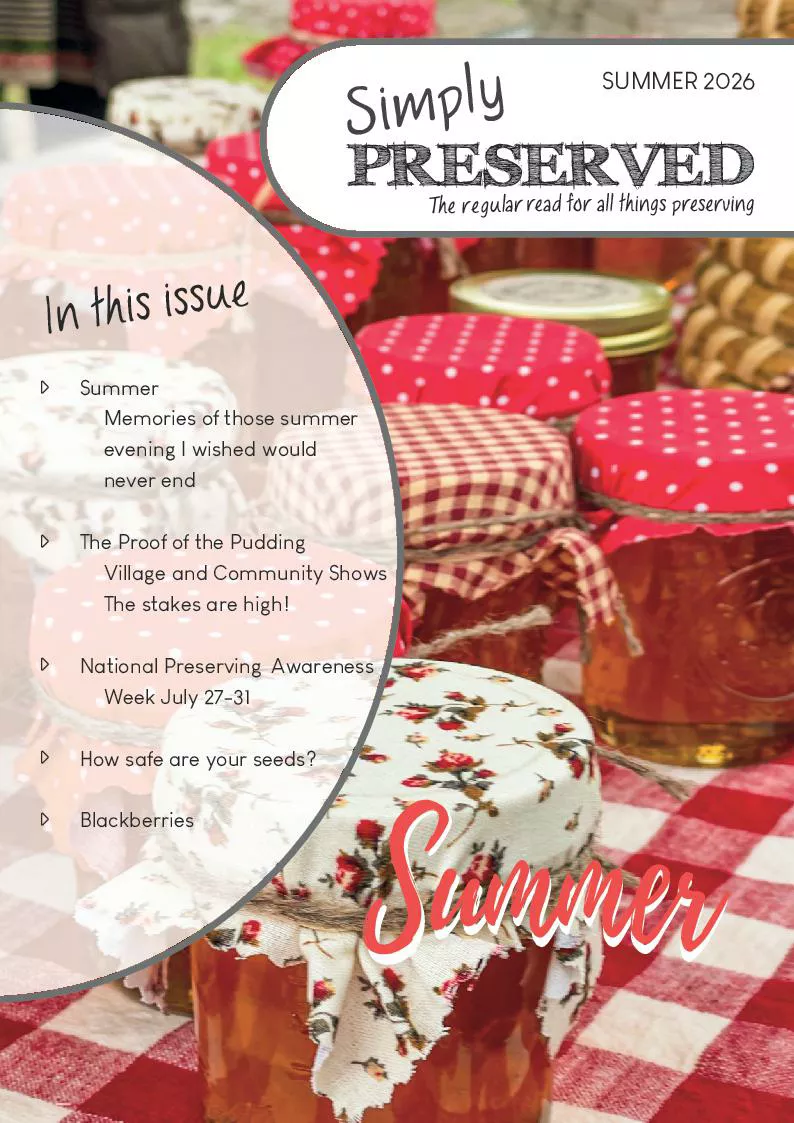 Simply Preserved Magazine for all things preserving : Issue 33